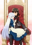 「魔王の俺が奴隷エルフを嫁にしたんだが、どう愛でればいい？」ティザービジュアル