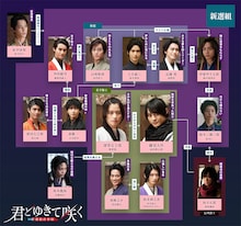 「君とゆきて咲く~新選組青春録~」相関図