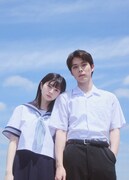 左から川上福役の桜田ひより、月島宝役の細田佳央太。