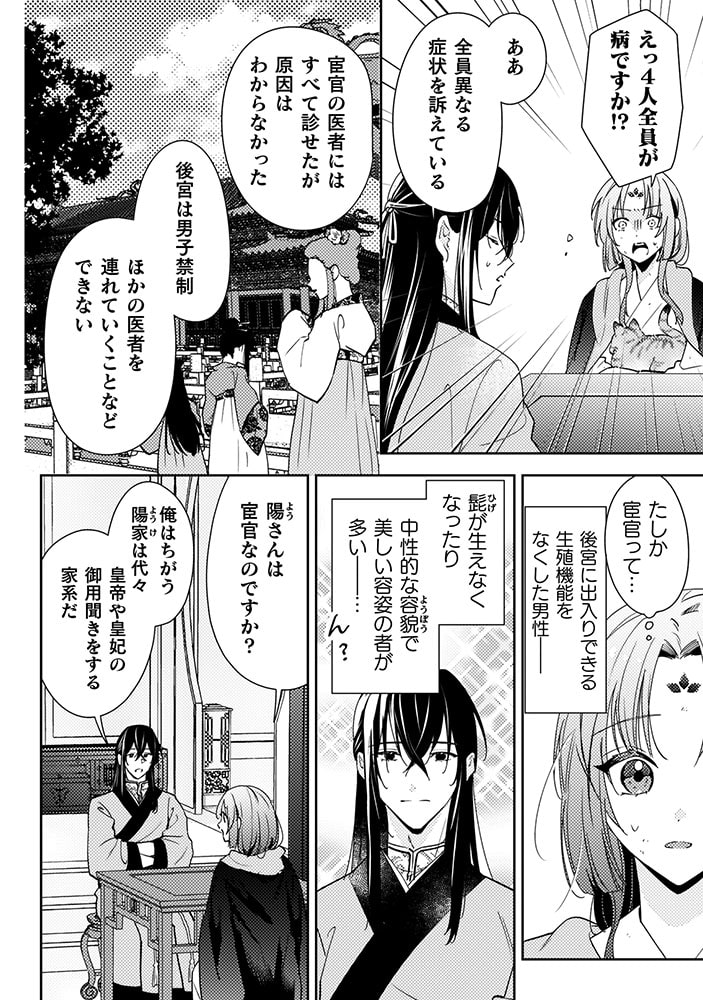 「七十二候ノ国の後宮薬膳医 ～見習い陶仙女ですが、もふもふ達とお妃様の問題を解決します～」45