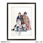 嶋木あこ20周年記念サイン入り複製原画「ぴんとこな B」(原寸大B4サイズ)