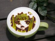 併設のカフェで飲める、okama特製カプチーノ