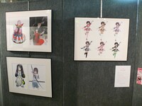 何パターンにも色分けされたキャラクター