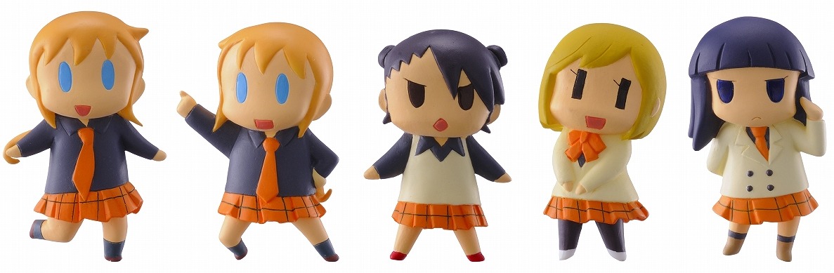 5体そろえば君の机もヒャッコワールドだ！（(C)カトウハルアキ・フレックスコミックス/ヒャッコ製作委員会）