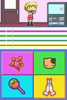 「ひだまりスケッチどこでもすごろく×365」から、タッチパネルを使ったミニゲーム。(©蒼樹うめ・芳文社／ひだまり荘管理組合©2009 IDEA FACTORY・A)