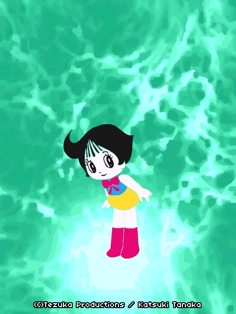 タナカカツキによるオリジナルFlash携帯待ち受け。条件に応じて画像が変化するぞ。