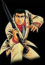 M16A2ゴルゴカスタムを構える我らがデューク東郷。(c)さいとう・たかを／さいとう・プロダクション／リイド社