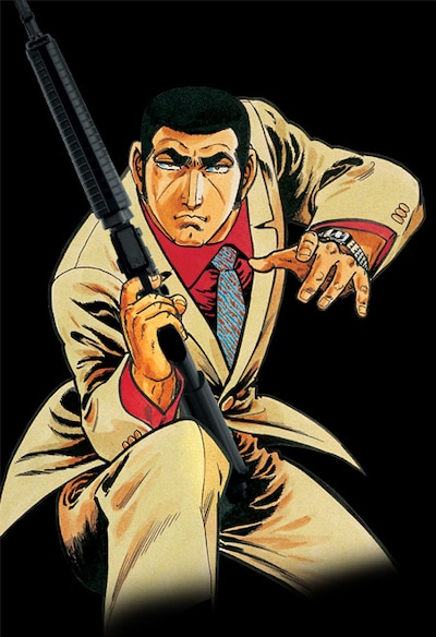 M16A2ゴルゴカスタムを構える我らがデューク東郷。(c)さいとう・たかを／さいとう・プロダクション／リイド社