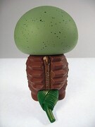 後ろから見た麩饅獣。