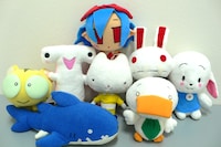 全ぬいぐるみ集合写真。今後も製作が予定されているとのこと、次はどんなキャラクターがぬいぐるみ化されるのだろうか。