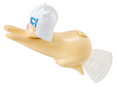 「尻から火が出るシャアさんフィギュア」は背中のボタンを押すと赤く光る！はず。　※画像は製作中のもので、完成品とは若干異なる場合があります。（©創通・サンライズ）