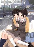 表紙イラスト。公告と同じイラストに、目下デザインが施され表紙に仕上げられつつあるとのこと。