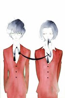 「ばら色の頬のころ」は、「Jの総て」の続編にあたり、優等生ポールとモーガンの出逢いを描いた作品。端麗な絵柄が印象的。（©中村明日美子／太田出版）