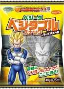 ベジータベジタブルスナック バーベキュー味。（(C)バードスタジオ/集英社・東映アニメーション）