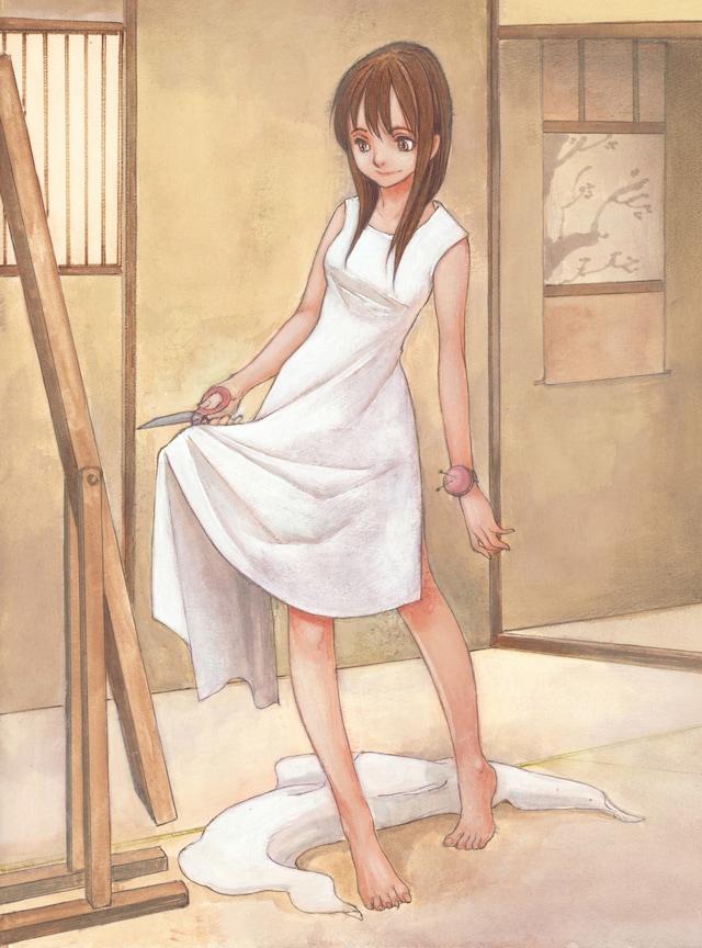 今回の展示会のメイン画像となる描き下ろしイラストより。(C)2009 冬目 景・GoFa