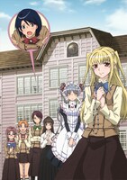 まりあ†ほりっく　第2弾キービジュアルより。(c)原画 守岡英行　Hideyuki Morioka、仕上げ　SHAFT DIGITAL、背景 竜美堂 ryubido