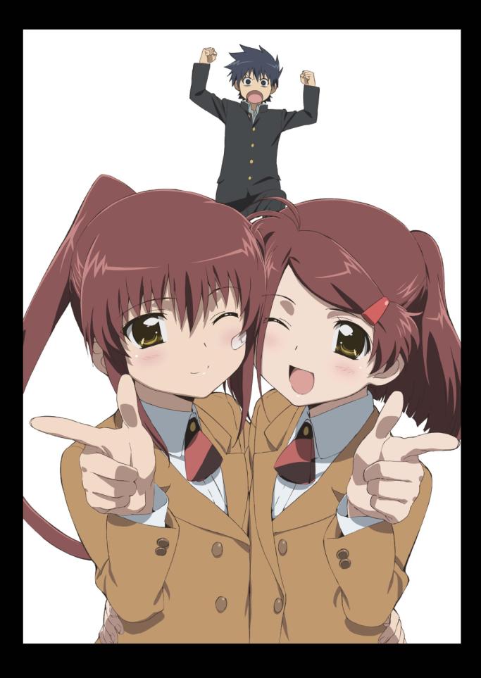 「Kiss×sis」4巻の初回限定版に付くオリジナルアニメDVDのジャケット。