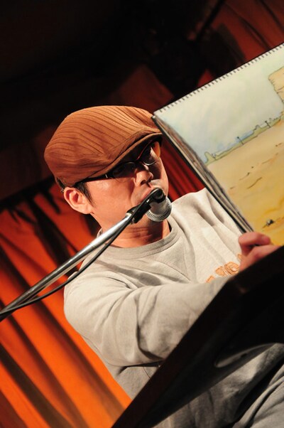 ちょい悪な風貌の羽生生純。