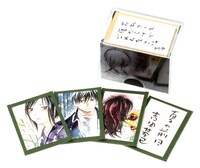 吉田基已による4枚の超豪華描きおろし札を含む花札セット。ケースにはイラストが入る。