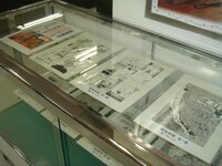 原画展の様子。