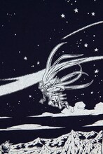 バックプリントのメインイラスト。(c)浅田弘幸／集英社