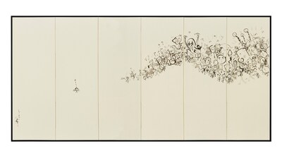 しりあがり寿「パレードの先頭」所蔵：佐野美術館