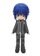 「日奈森あむ＆月詠イクト 2体セット」バージョンのイクト。通常版では青みがかった制服がこちらは真っ黒。