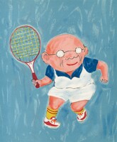 根本敬「花開く家族天国」表紙。