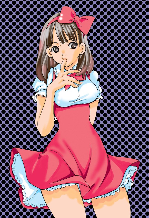 「BOYS BE…2009 １学期」イメージイラスト。ふわりと揺れる彼女のスカートに僕らの純情も揺れる。