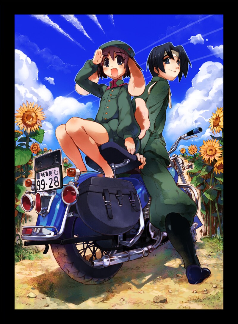 日日日原作、もみじ真魚作画による新連載「ぽち軍曹。」。