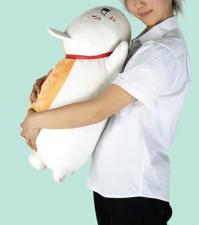 抱きかかえてみると、その「ジャンボ」さがよく分かる。