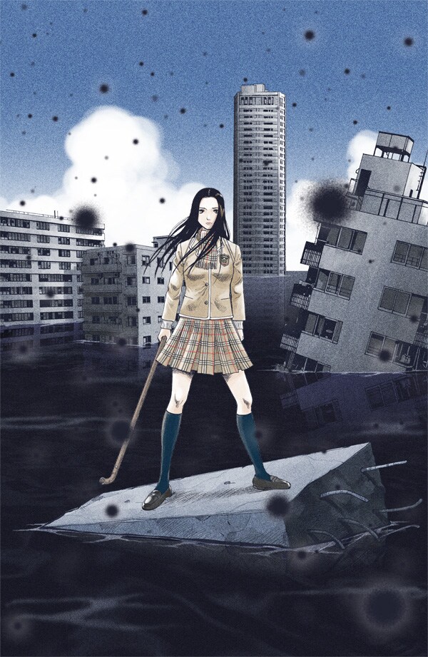 石川優吾の新連載「スプライト」イメージ画像。崩壊した日常の中で少女が見たものとは。何かが終わる、大いなる予感！