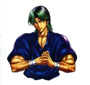 にわのまこと「陣内流柔術流浪伝 真島、爆(ば)ぜる!!」イメージイラスト。