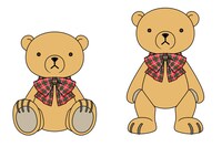 クマのぬいぐるみ、鈴木さん。