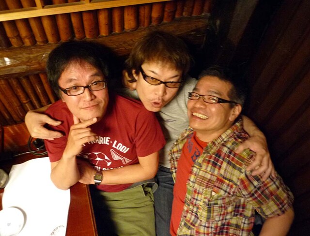 左から江口、田村、大地。この3人からどんなオモシロワードが飛び出すか、当日をお楽しみに。