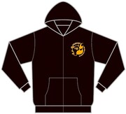 「史上最強の弟子ケンイチ」パーカー。デフォルメされたケンイチとファイアーパターンのロゴがポイント。これが噂のツヨカワ系？