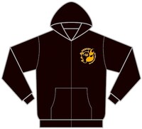 「史上最強の弟子ケンイチ」パーカー。デフォルメされたケンイチとファイアーパターンのロゴがポイント。これが噂のツヨカワ系？