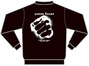 「金剛番長」パーカー。でっかくプリントされたコブシが男気溢れるデザイン。