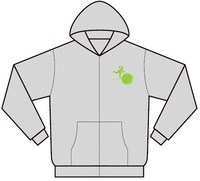 「クロスゲーム」パーカー。帽子も吹っ飛ぶ全力投球のフォームをグラフィック化。