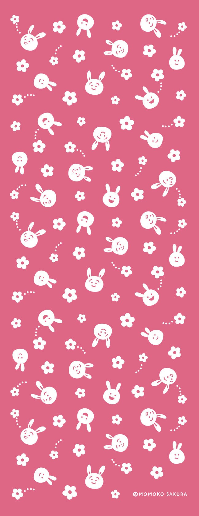 うさぎとお花がかわいい雰囲気の「花うさぎ」。(C)MOMOKO SAKURA