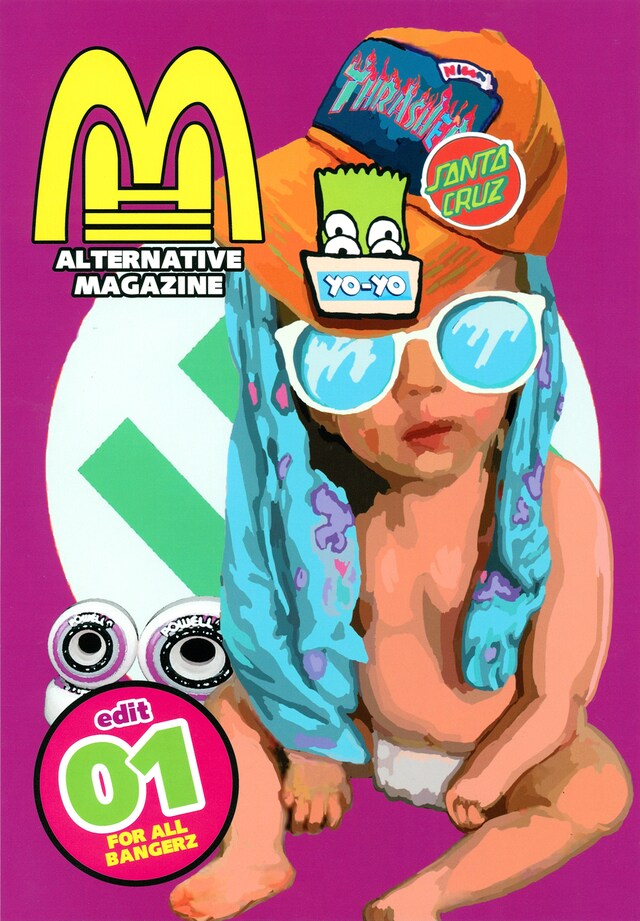 alternative magazine MHz 01の表紙。