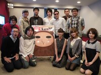 5月14日に都内スタジオで行われたアフレコ風景。(C)2009 吉田戦車・小学館／「伝染るんです。」製作委員会