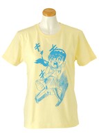 フツーの女子高生、かずこちゃんTシャツ（yellow）※写真はウィメンズ