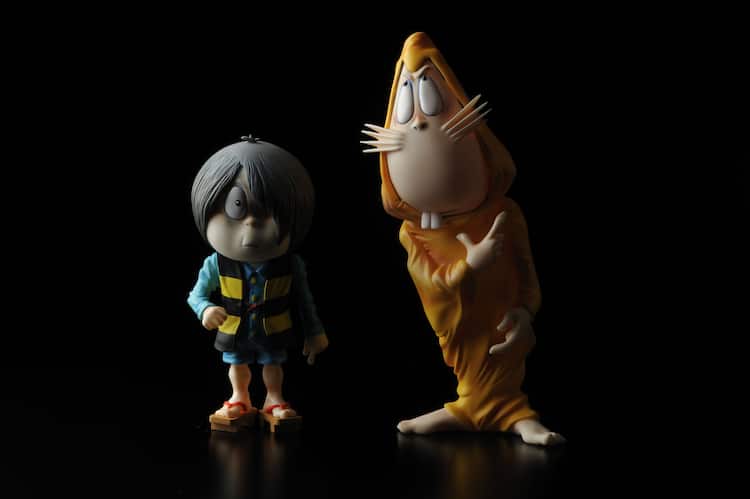 鬼太郎とねずみ男の限定フィギュア 予約受付中 コミックナタリー