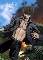 「BTOOOM！」カット。爆炎が南の島を焼き尽くす。