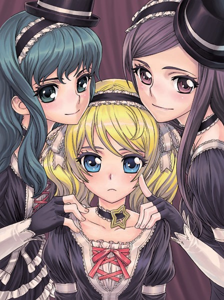 「ブロッケンブラッドIV」より、ブレイク中のアイドル集団KGB48から生まれたユニット｢カッシュマッシュ｣の3人。ちなみに全員男子。