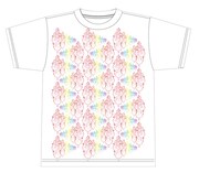 MANGARTから発売されるコラボTシャツ「Rainbow Koshika」。作中に登場するペンダントをサイケにデザイン。(c)2009松本零士 (c)2009 SUNSOFT コーシカ(R)