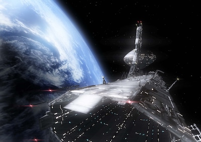 公式サイトで公開されているイメージ画像。宇宙、そこは最後のフロンティア。