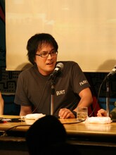 江口寿史。「ゴメン今日は笑いが取れないよ。俺、日本で13番目くらいに上手いマンガ家だもん」と高らかに宣言した。