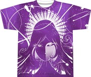 公式サイトにてプレゼントされるコラボTシャツ「Inner Galaxy」カラーバリエーションのひとつ。「過去現在未来、時空を超えて拡張する宇宙」を表現しているとのこと。(c)2009松本零士 (c)2009 SUNSOFT コーシカ(R)
